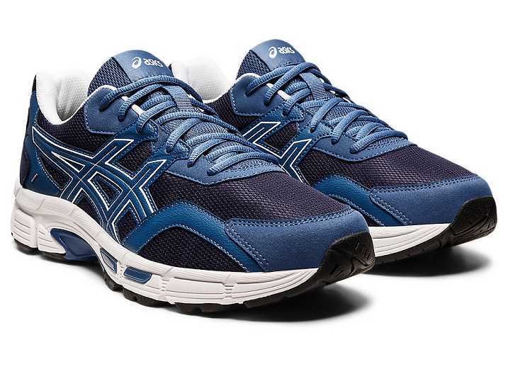 Asics GEL-JOG MC Promenadskor Herr Marinblå Mörkgrå | Sverige-8401695