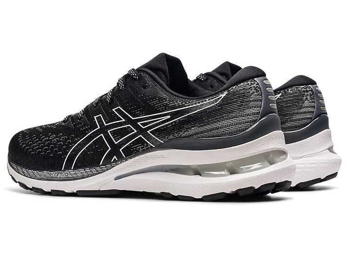 Asics GEL-KAYANO 28 NARROW Löparskor Dam Svarta Vita | Sverige-7526380