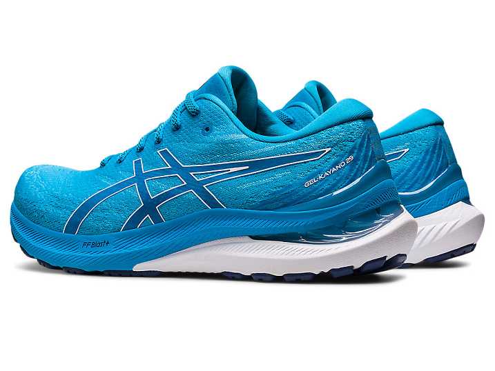 Asics GEL-KAYANO 29 EXTRA WIDE Löparskor Herr Blå Vita | Sverige-9218047