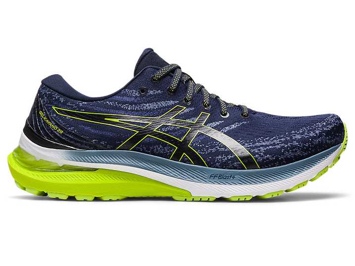 Asics GEL-KAYANO 29 Löparskor Herr Marinblå Ljusgröna | Sverige-2951340