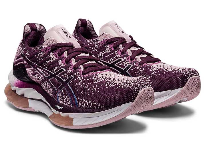 Asics GEL-KINSEI BLAST Löparskor Dam Mörklila Rosa | Sverige-0316589