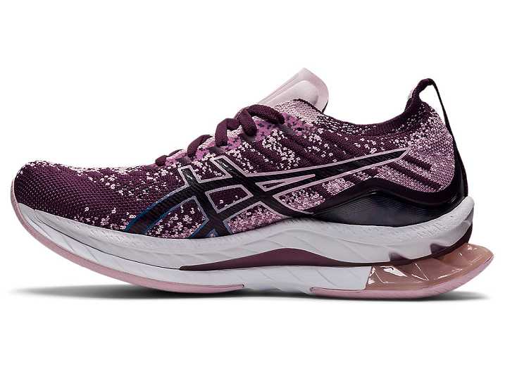 Asics GEL-KINSEI BLAST Löparskor Dam Mörklila Rosa | Sverige-0316589