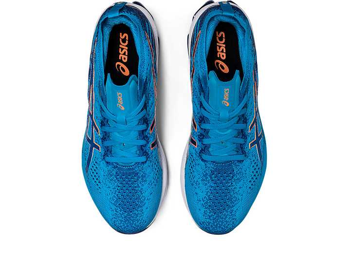 Asics GEL-KINSEI BLAST Löparskor Herr Blå Orange | Sverige-3607542