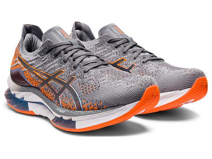 Asics GEL-KINSEI BLAST Löparskor Herr Grå Orange | Sverige-2178459