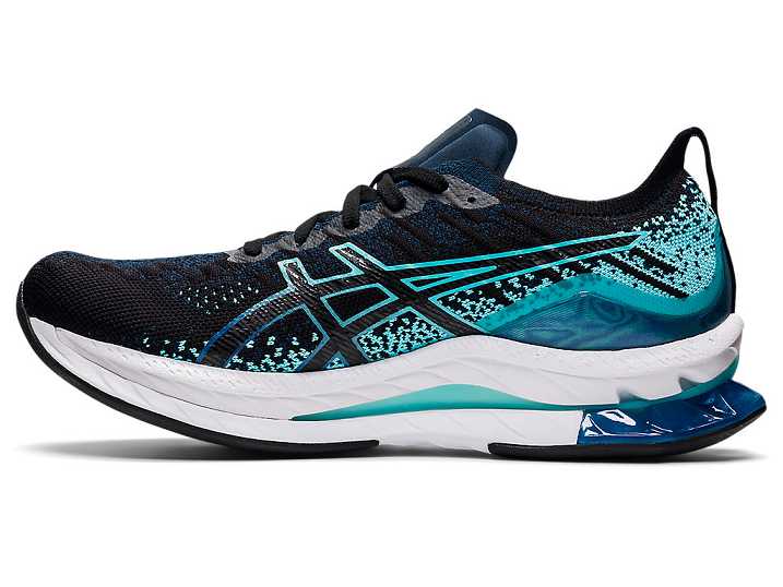 Asics GEL-KINSEI BLAST Löparskor Herr Svarta Mintgröna | Sverige-8340651