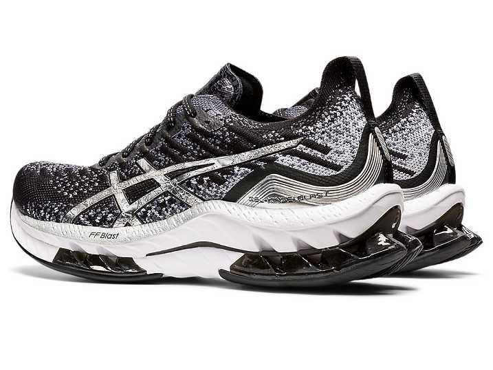 Asics GEL-KINSEI BLAST PLATINUM Löparskor Dam Grå Silver | Sverige-3710498