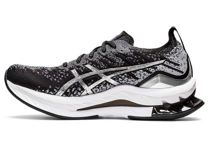 Asics GEL-KINSEI BLAST PLATINUM Löparskor Dam Grå Silver | Sverige-3710498