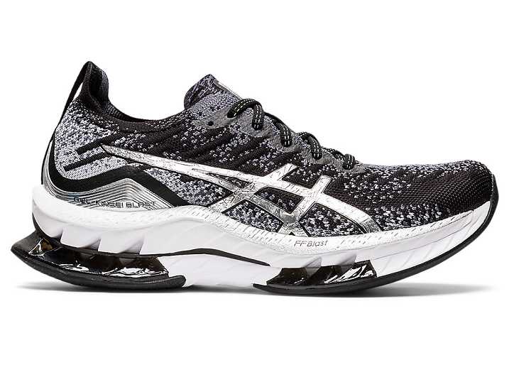 Asics GEL-KINSEI BLAST PLATINUM Löparskor Dam Grå Silver | Sverige-3710498