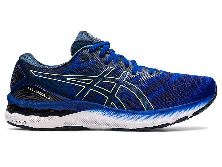 Asics GEL-NIMBUS 23 Löparskor Herr Blå Ljusgröna | Sverige-1872465