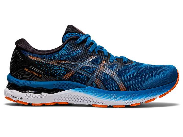 Asics GEL-NIMBUS 23 Löparskor Herr Blå Svarta | Sverige-2937846