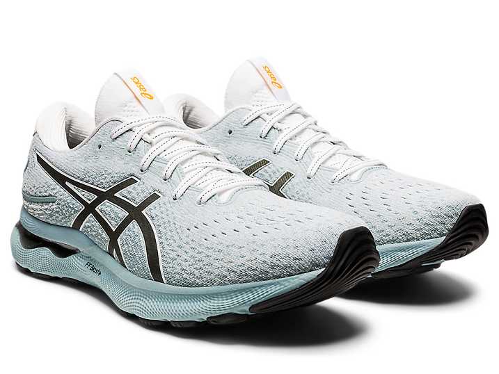 Asics GEL-NIMBUS 24 Löparskor Herr Ljusgrå Vita | Sverige-7625134