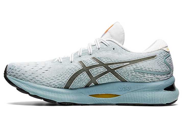 Asics GEL-NIMBUS 24 Löparskor Herr Ljusgrå Vita | Sverige-7625134