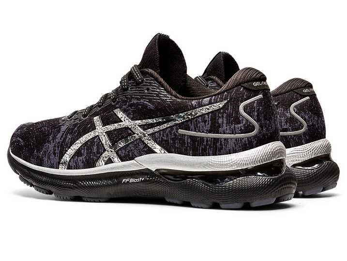 Asics GEL-NIMBUS 24 PLATINUM Löparskor Dam Grå Silver | Sverige-2586930