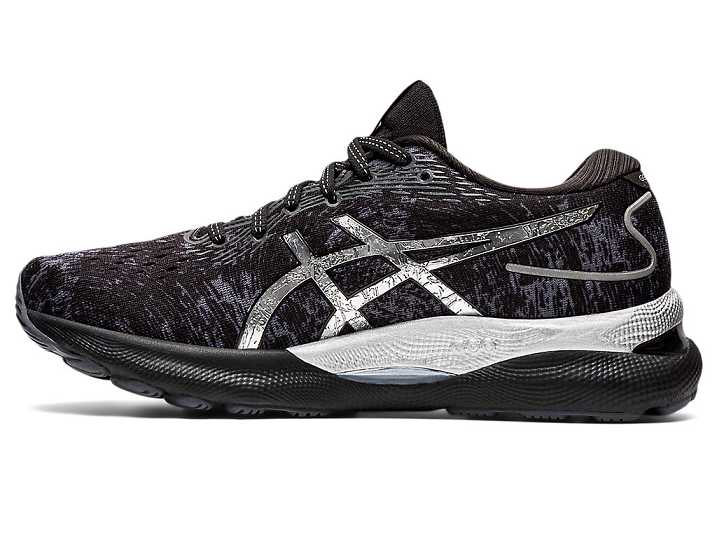 Asics GEL-NIMBUS 24 PLATINUM Löparskor Dam Grå Silver | Sverige-2586930