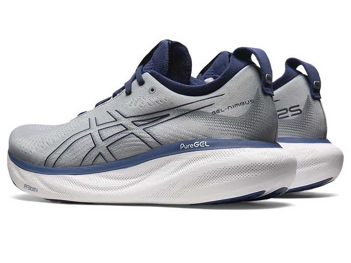 Asics GEL-NIMBUS 25 EXTRA WIDE Löparskor Herr Grå Blå | Sverige-8941637