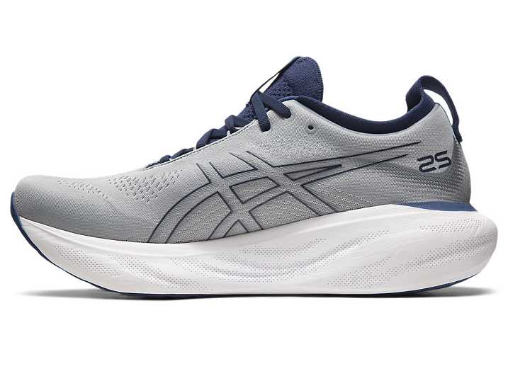 Asics GEL-NIMBUS 25 EXTRA WIDE Löparskor Herr Grå Blå | Sverige-8941637