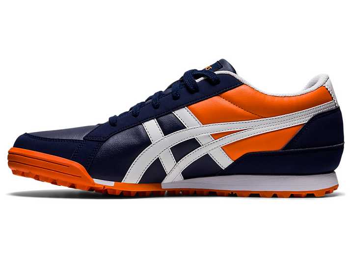 Asics GEL-PRESHOT CLASSIC 3 Golfskor Herr Marinblå Vita | Sverige-0582349