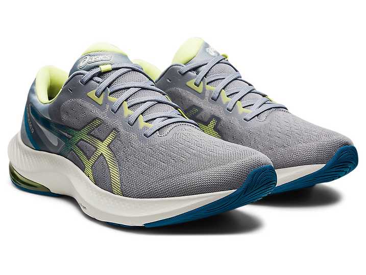 Asics GEL-PULSE 13 Promenadskor Herr Grå Gula | Sverige-3590874