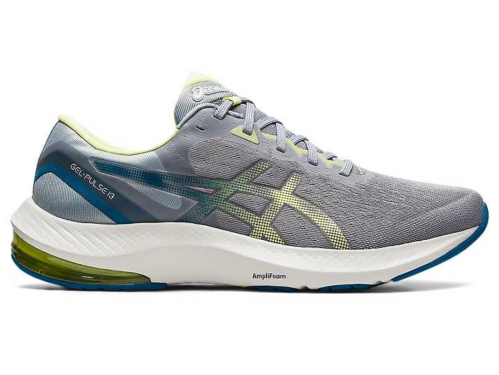 Asics GEL-PULSE 13 Promenadskor Herr Grå Gula | Sverige-3590874