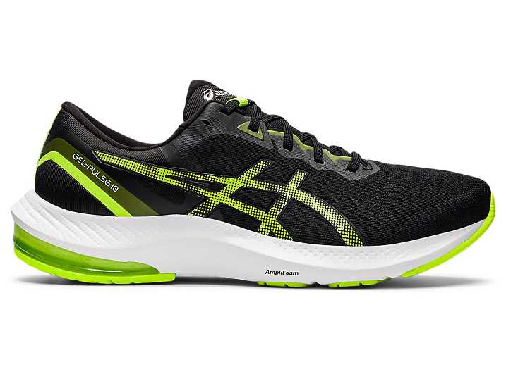 Asics GEL-PULSE 13 Promenadskor Herr Svarta Gröna | Sverige-0281493