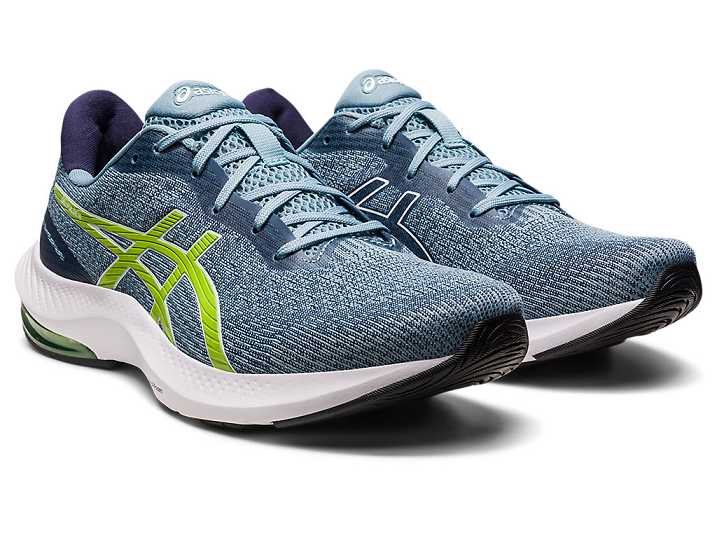 Asics GEL-PULSE 14 Löparskor Herr Ljusgrå Ljusgröna | Sverige-9862731