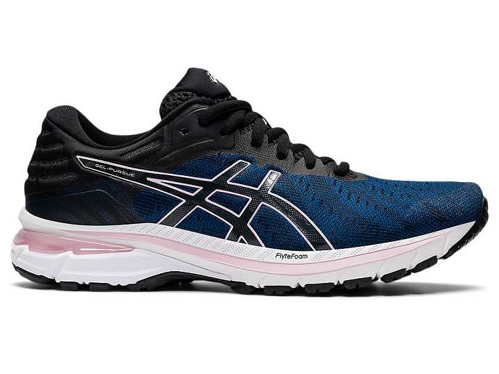 Asics GEL-PURSUE 7 Löparskor Dam Blå Svarta | Sverige-0387514