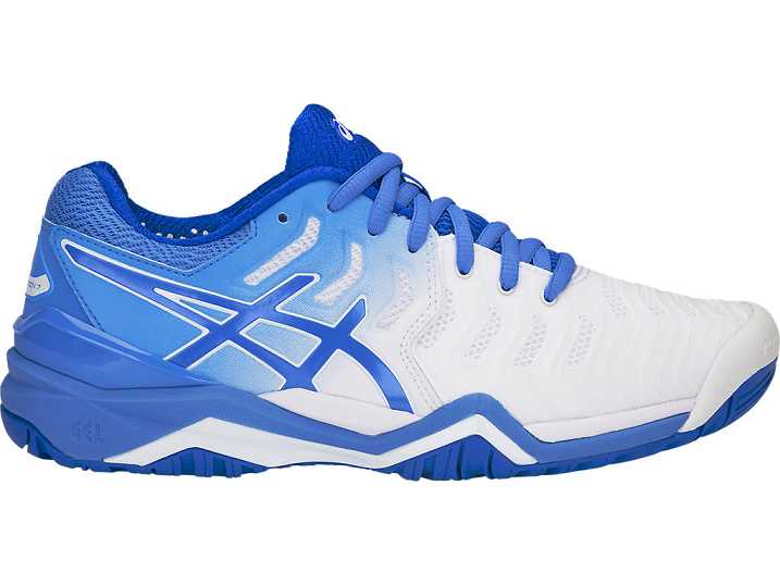 Asics GEL-RESOLUTION 7 Tennisskor Dam Vita Blå | Sverige-1035924