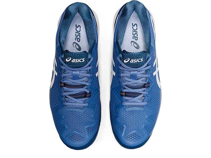 Asics GEL-RESOLUTION 8 WIDE Tennisskor Herr Blå Vita | Sverige-4368021