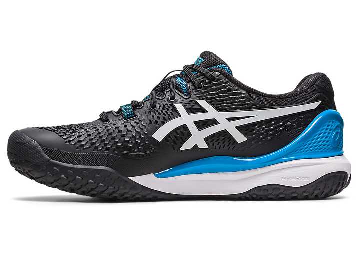 Asics GEL-RESOLUTION 9 OC WIDE Tennisskor Herr Svarta Vita | Sverige-9268317