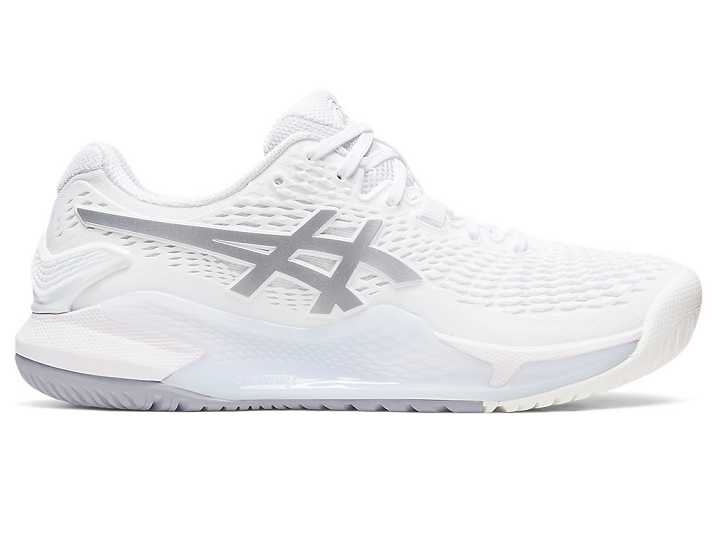 Asics GEL-RESOLUTION 9 Tennisskor Dam Vita Silver | Sverige-4368902