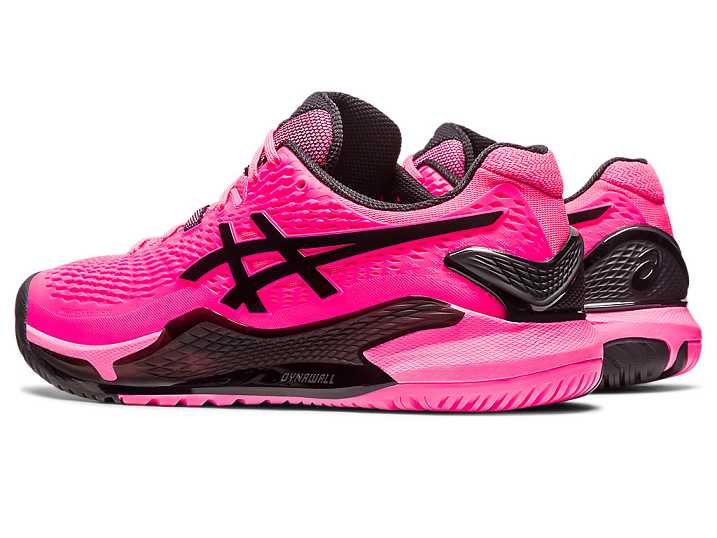 Asics GEL-RESOLUTION 9 Tennisskor Herr Rosa Svarta | Sverige-9251487