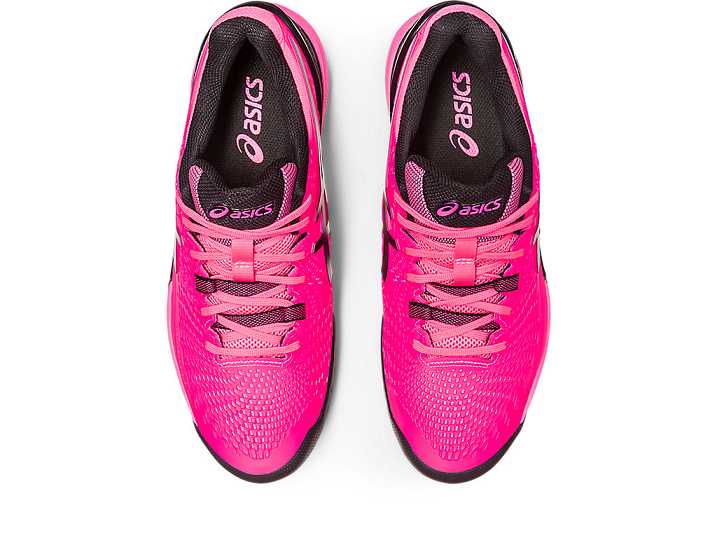 Asics GEL-RESOLUTION 9 Tennisskor Herr Rosa Svarta | Sverige-9251487