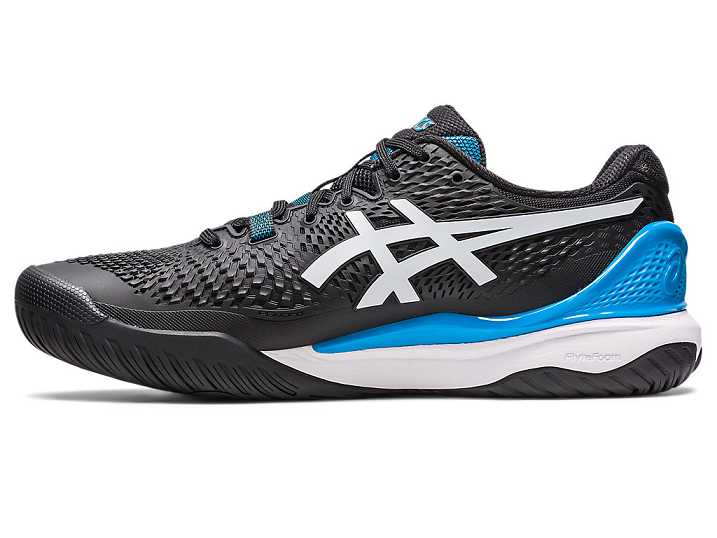 Asics GEL-RESOLUTION 9 Tennisskor Herr Svarta Vita | Sverige-8396745