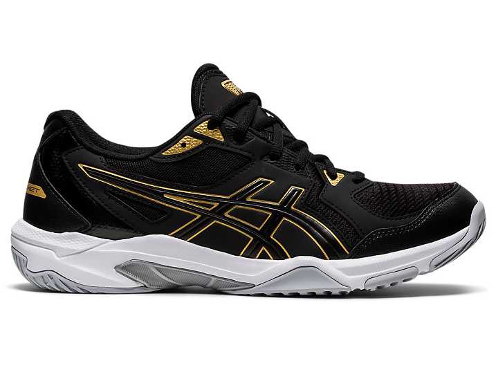 Asics GEL-ROCKET 10 Volleybollskor Herr Svarta Guld | Sverige-0147826