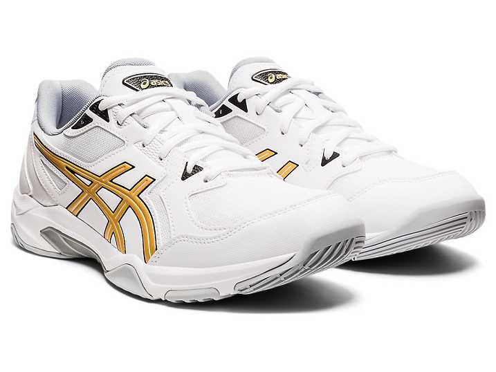 Asics GEL-ROCKET 10 Volleybollskor Herr Vita Guld | Sverige-1058432