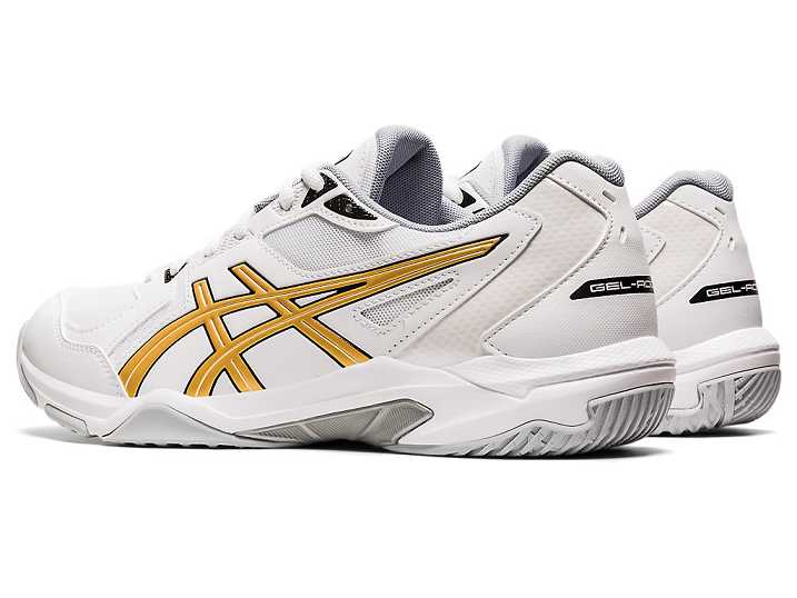 Asics GEL-ROCKET 10 Volleybollskor Herr Vita Guld | Sverige-1058432