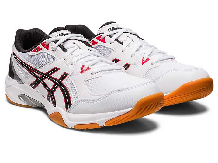 Asics GEL-ROCKET 10 Volleybollskor Herr Vita Röda | Sverige-2958140