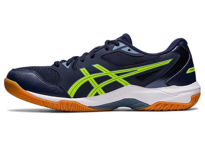 Asics GEL-ROCKET 10 Volleybollskor Herr Marinblå Gröna | Sverige-4795280