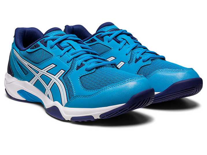 Asics GEL-ROCKET 10 Volleybollskor Herr Blå Vita | Sverige-5281347