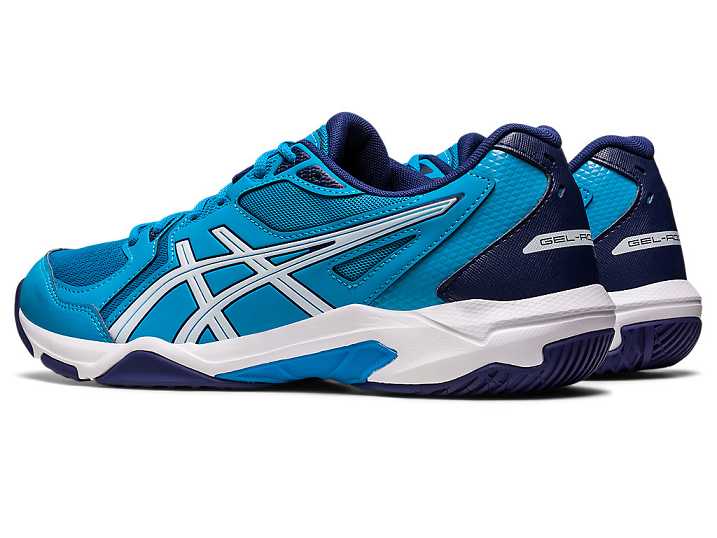 Asics GEL-ROCKET 10 Volleybollskor Herr Blå Vita | Sverige-5281347