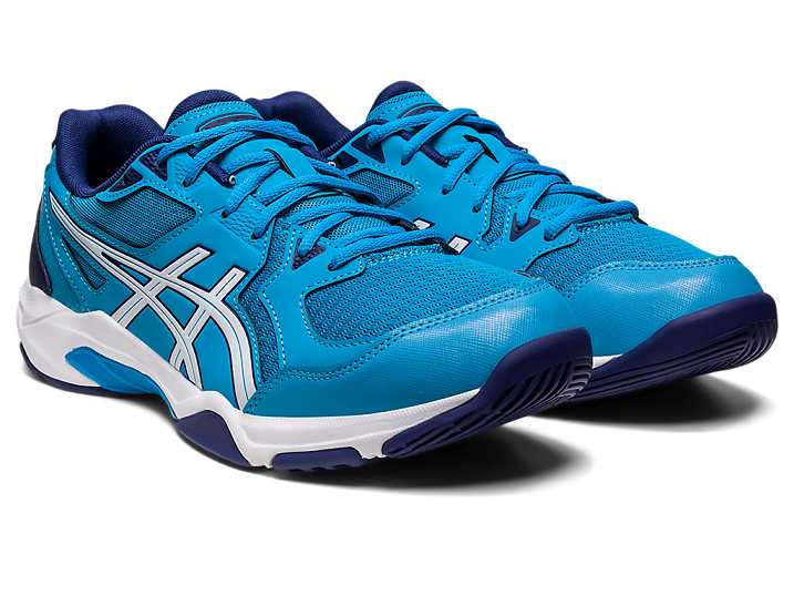 Asics GEL-ROCKET 10 WIDE Volleybollskor Herr Blå Vita | Sverige-5294837