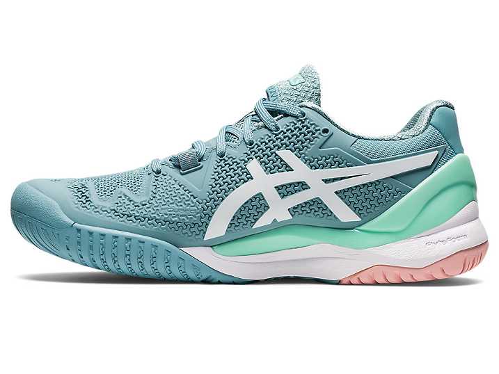 Asics GEL-Resolution 8 Tennisskor Dam Blå Vita | Sverige-1532496