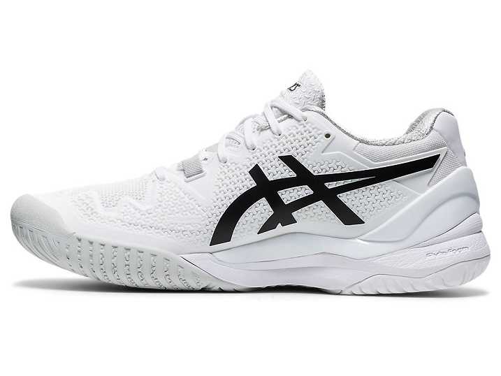 Asics GEL-Resolution 8 Tennisskor Dam Vita Svarta | Sverige-6532970