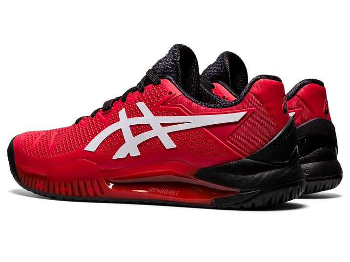 Asics GEL-Resolution 8 Tennisskor Herr Röda Vita | Sverige-6541289