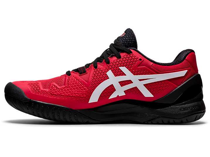 Asics GEL-Resolution 8 Tennisskor Herr Röda Vita | Sverige-6541289