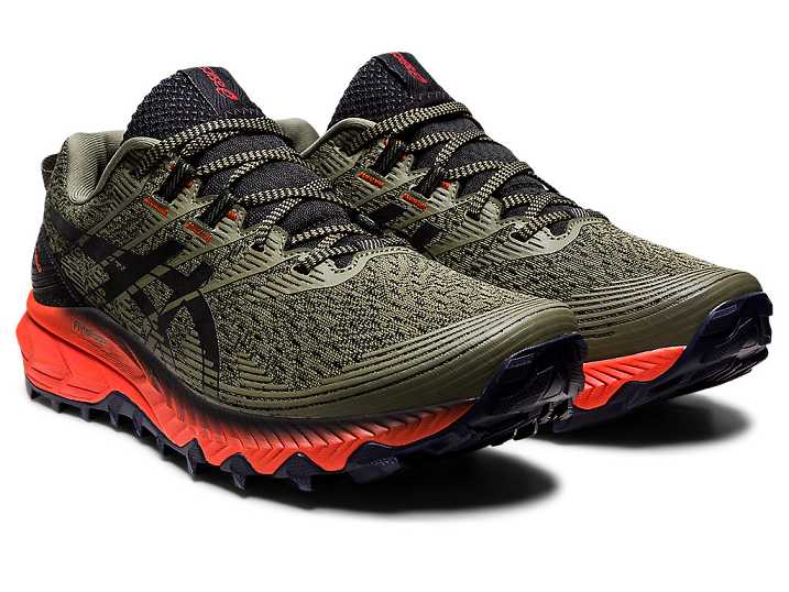 Asics GEL-TRABUCO 10 Trail löparskor Herr Gröna | Sverige-2365987