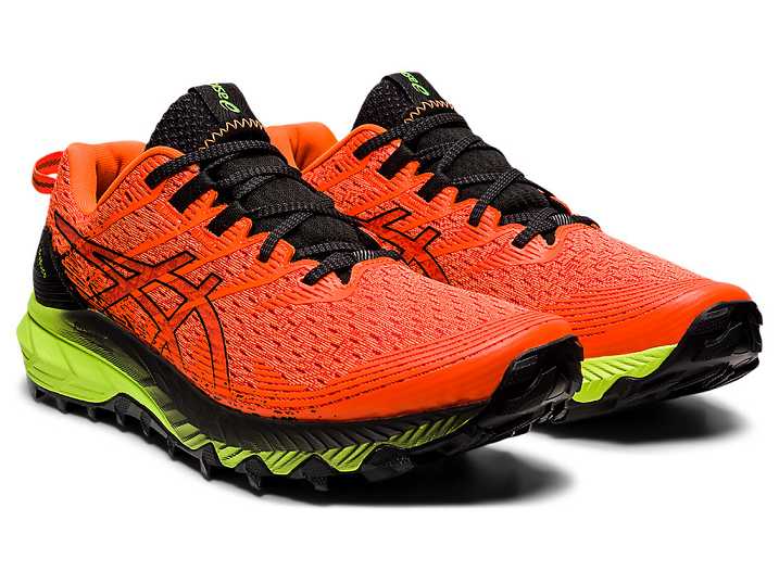 Asics GEL-TRABUCO 10 Trail löparskor Herr Orange Svarta | Sverige-7349162