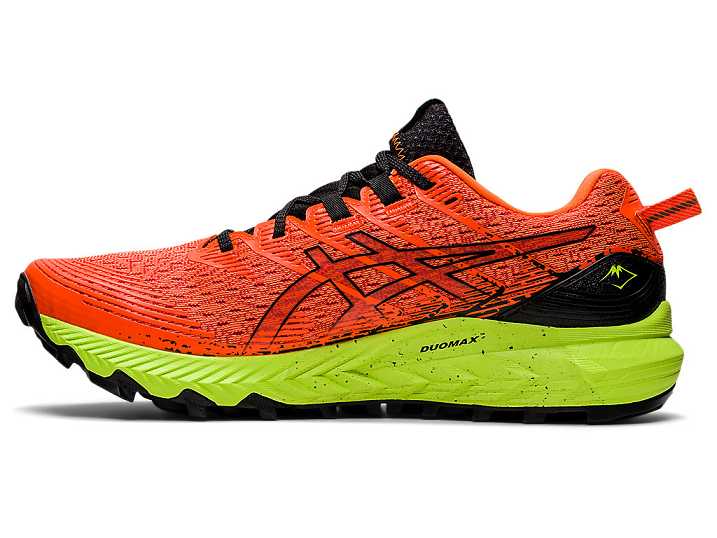 Asics GEL-TRABUCO 10 Trail löparskor Herr Orange Svarta | Sverige-7349162