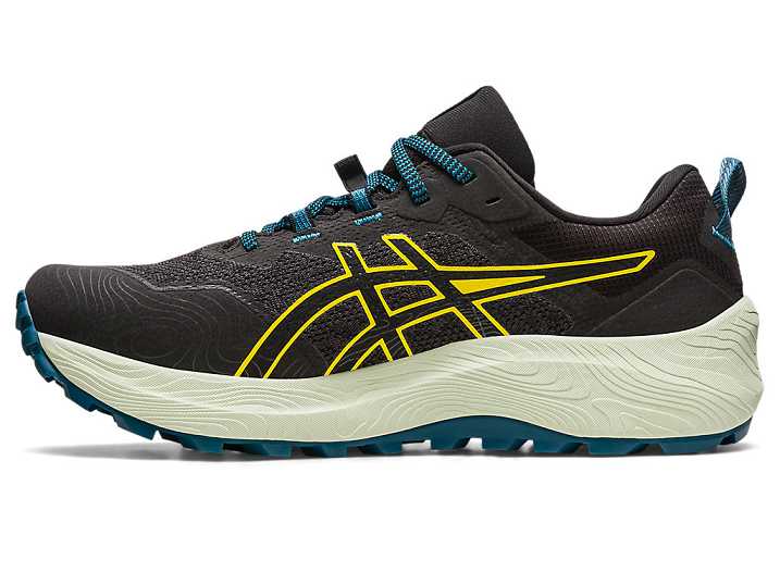 Asics GEL-TRABUCO 11 GTX Trail löparskor Herr Svarta Guld Gula | Sverige-2397156