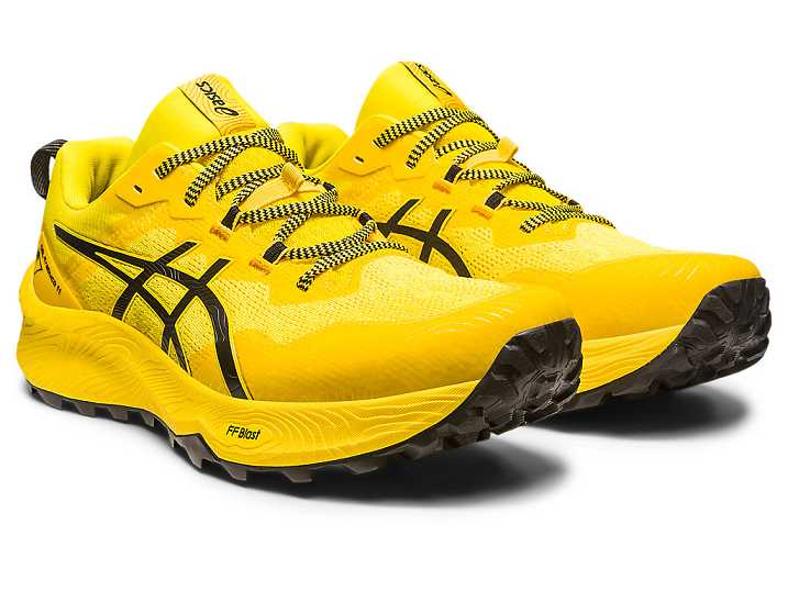 Asics GEL-TRABUCO 11 Trail löparskor Herr Guld Gula Svarta | Sverige-0267548